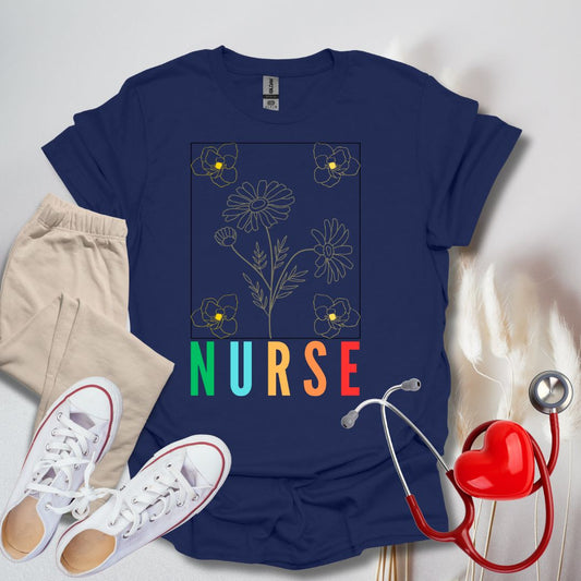 Nurse flower color T-Shirt