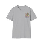 Custom Pocket Retro Floral "RN" T-Shirt