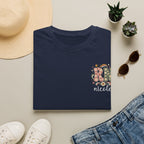 Custom Pocket Retro Floral "RN" T-Shirt