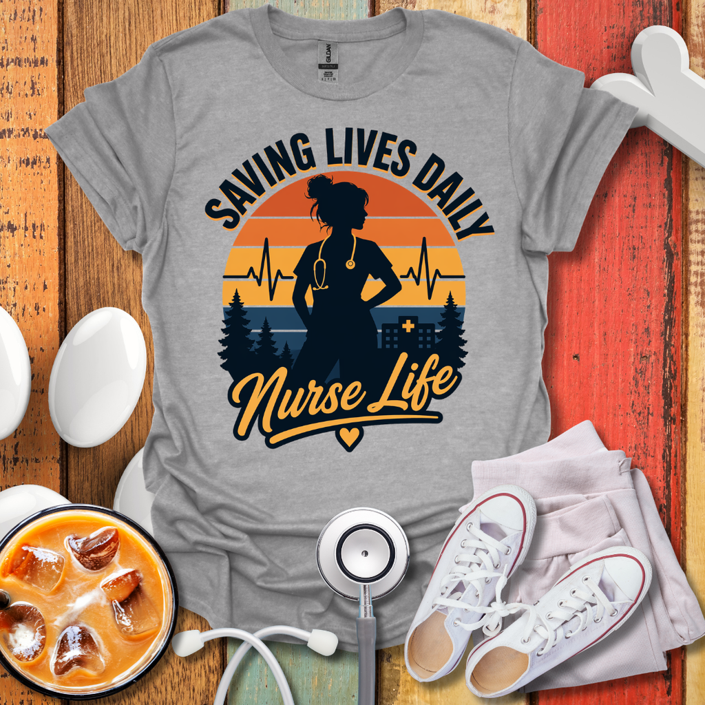 Saving Lives Daily T-Shirt