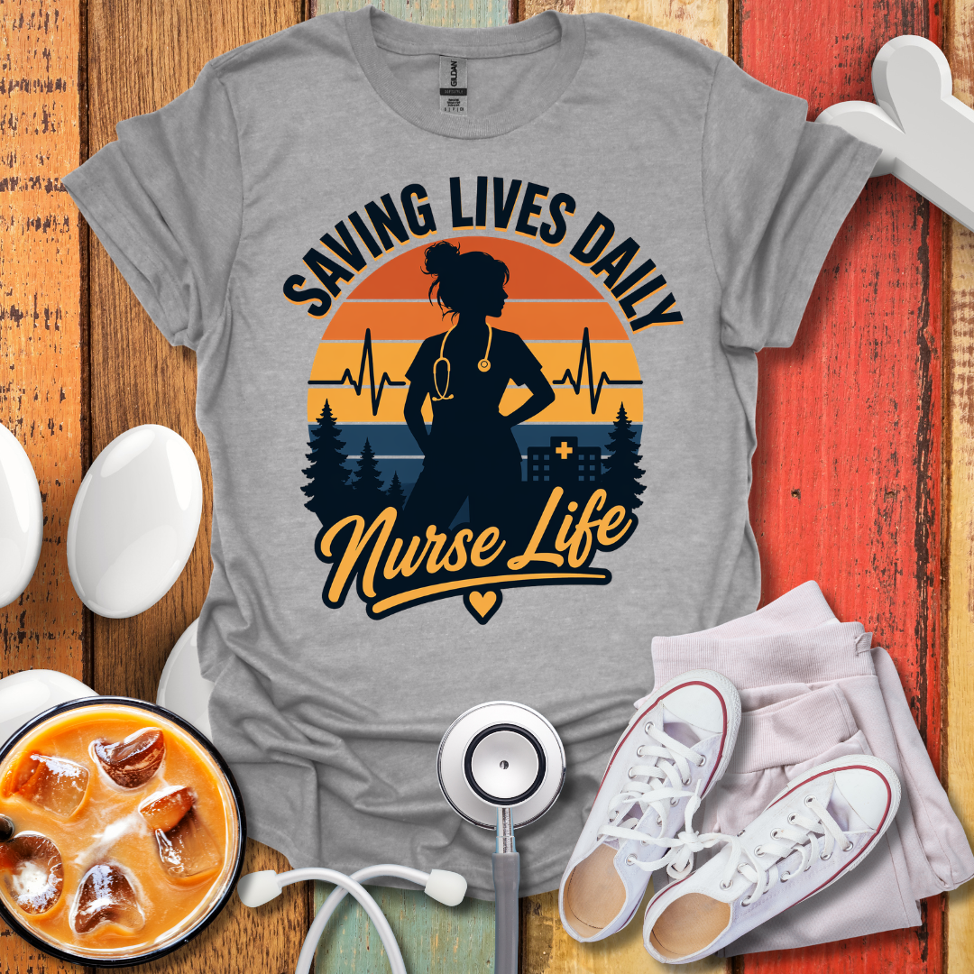 Saving Lives Daily T-Shirt