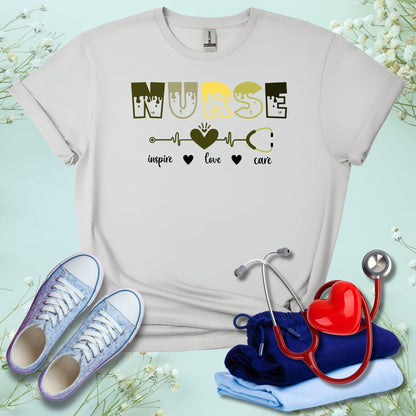 Nurse Inspire, Love, & Care T-Shirt