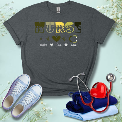 Nurse Inspire, Love, & Care T-Shirt