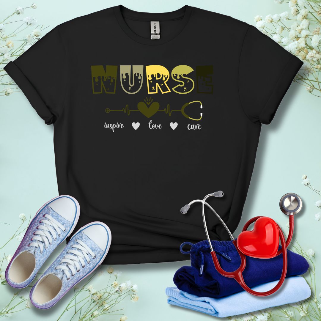 Nurse Inspire, Love, & Care T-Shirt