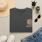 Custom Pocket Retro Floral "RN" T-Shirt