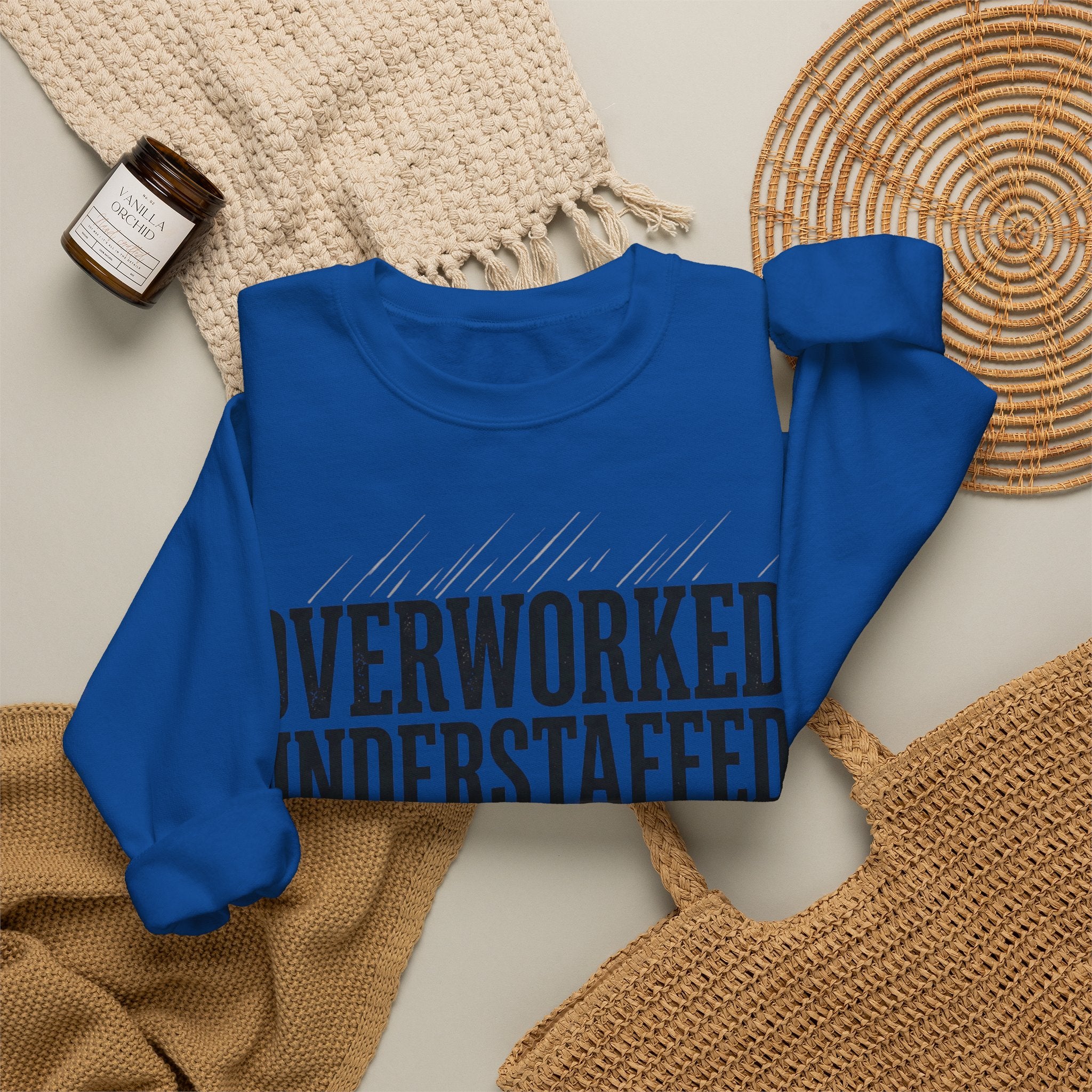 Overworked Understaffed Unbothered Sweatshirt