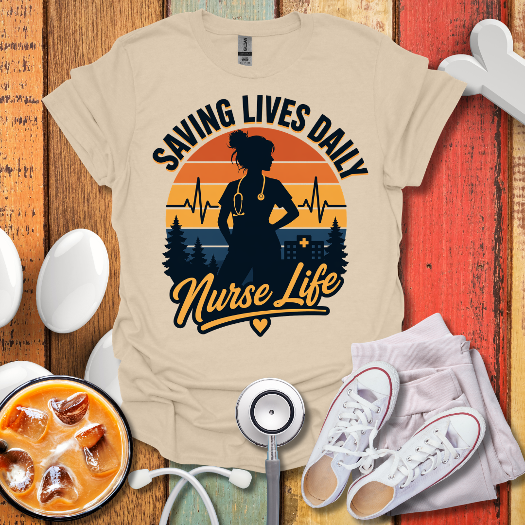 Saving Lives Daily T-Shirt