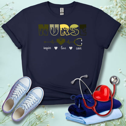 Nurse Inspire, Love, & Care T-Shirt