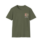 Custom Pocket Retro Floral "RN" T-Shirt