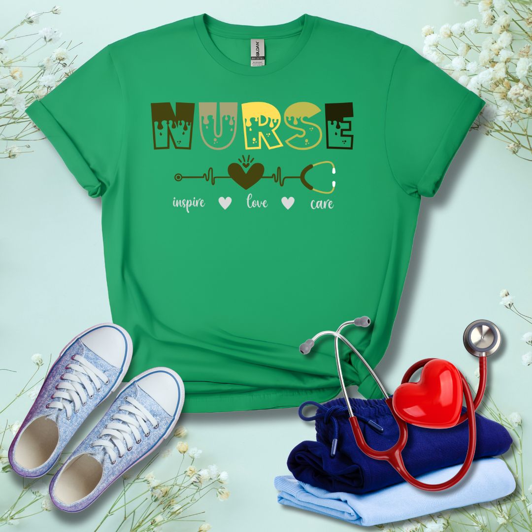 Nurse Inspire, Love, & Care T-Shirt