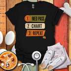 Med Pass Chart Repeat T-Shirt