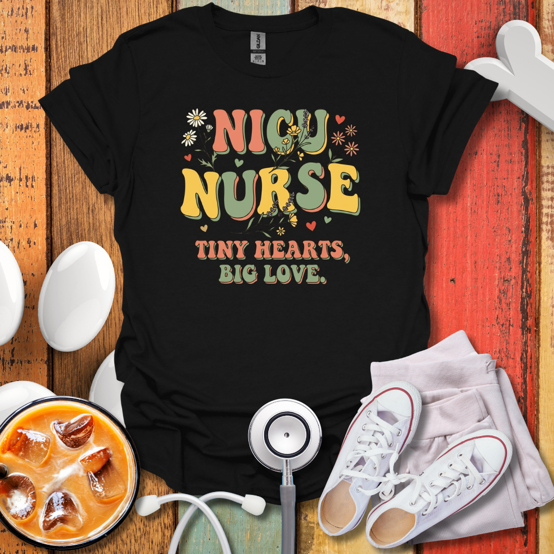 Nicu Nurse Tiny Hearts T-Shirt