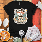 Cardiac Nurse Powered by Rhythm & Caffeine T-Shirt