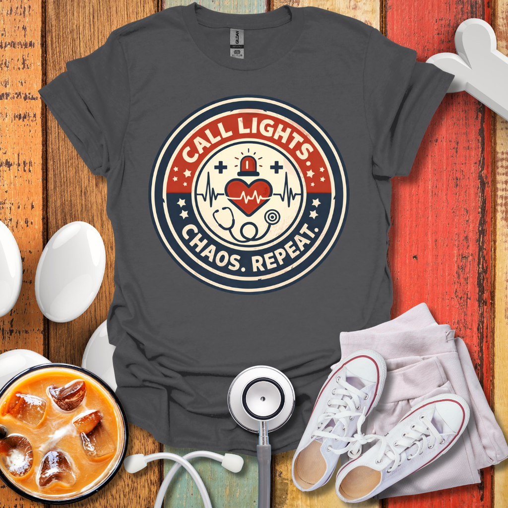 Call Lights Chaos Repeat T-Shirt