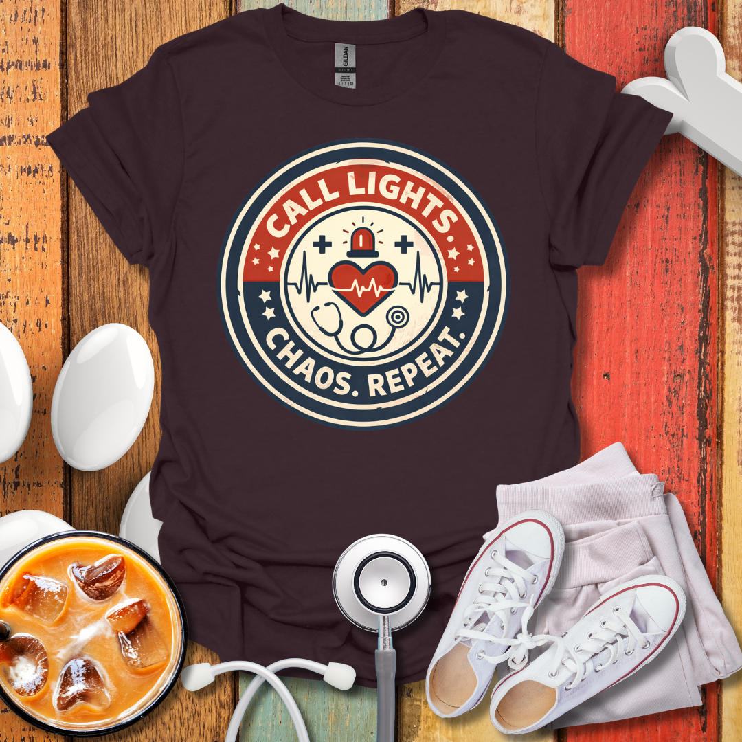 Call Lights Chaos Repeat T-Shirt