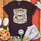 Cardiac Nurse Powered by Rhythm & Caffeine T-Shirt