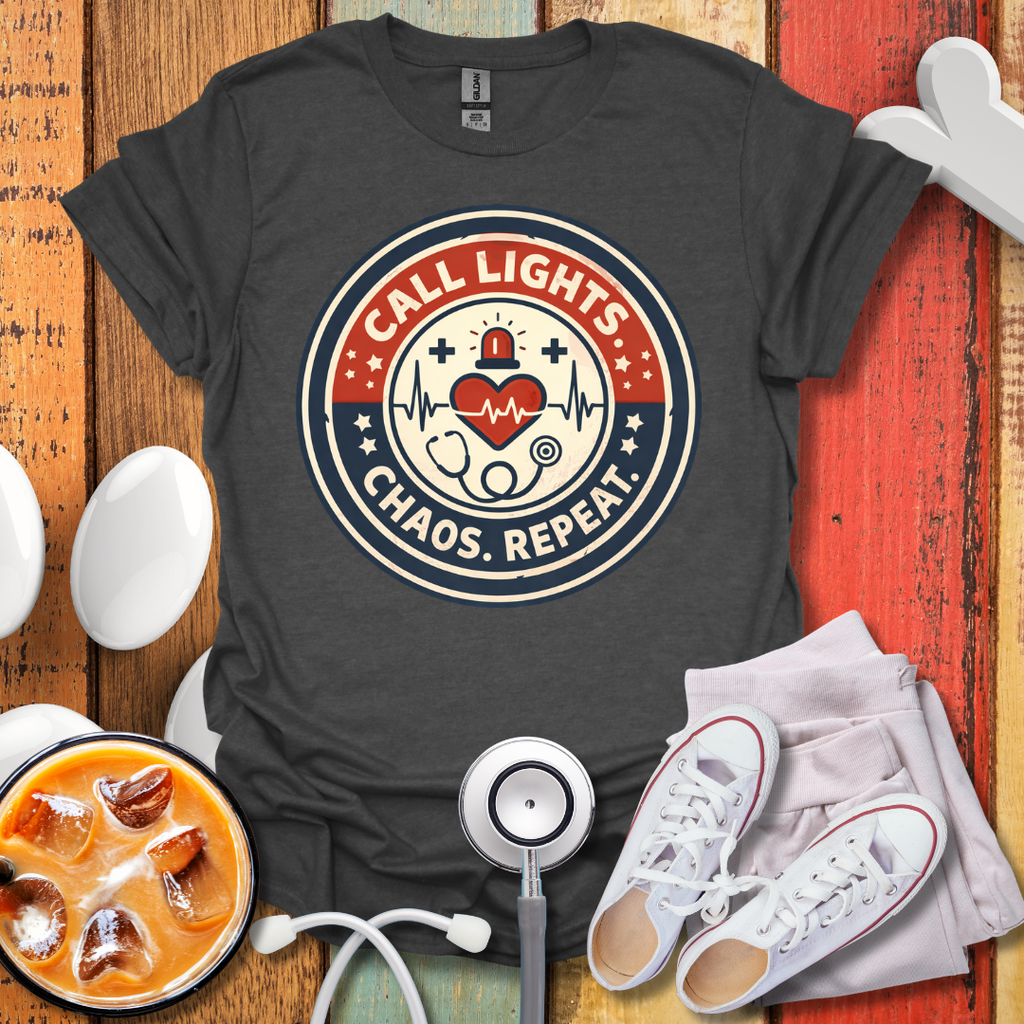 Call Lights Chaos Repeat T-Shirt