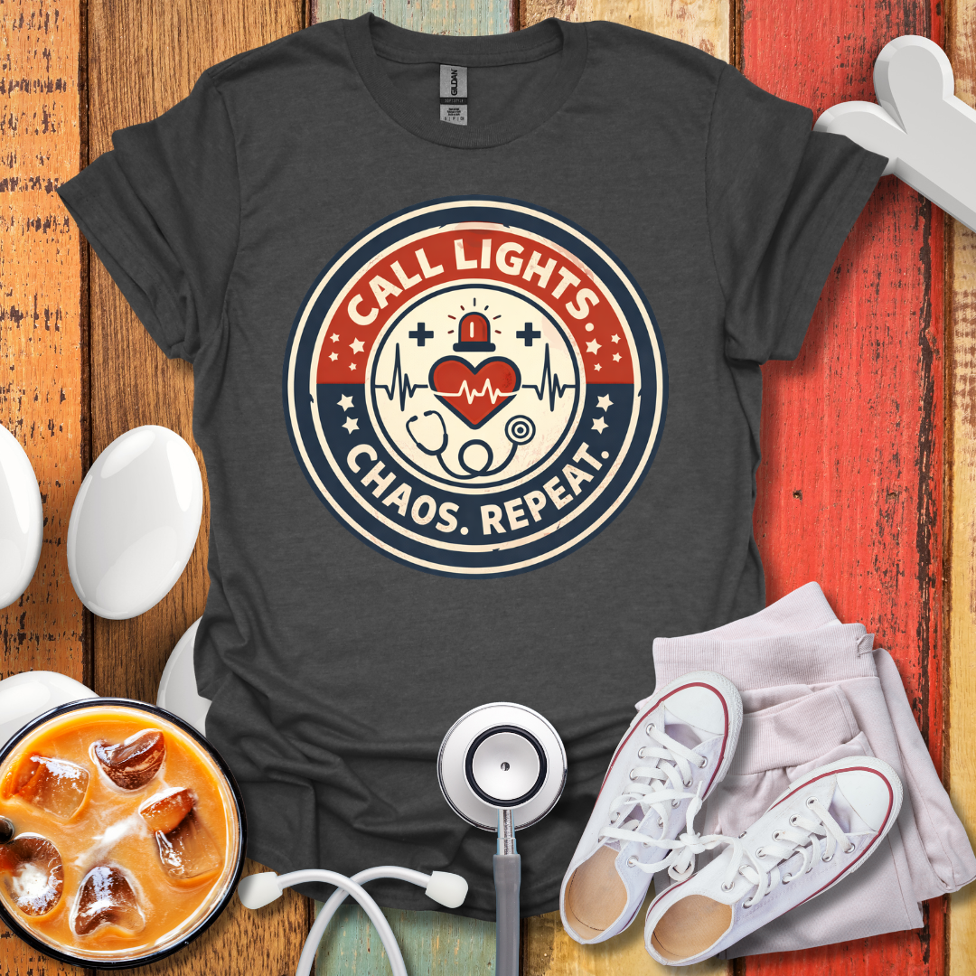 Call Lights Chaos Repeat T-Shirt