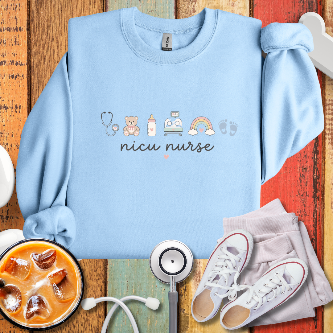 Cute NICU Nurse Crewneck Sweatshirt