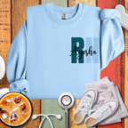 RN Nurse Crewneck Sweatshirt — Personalized 'RN' with Name