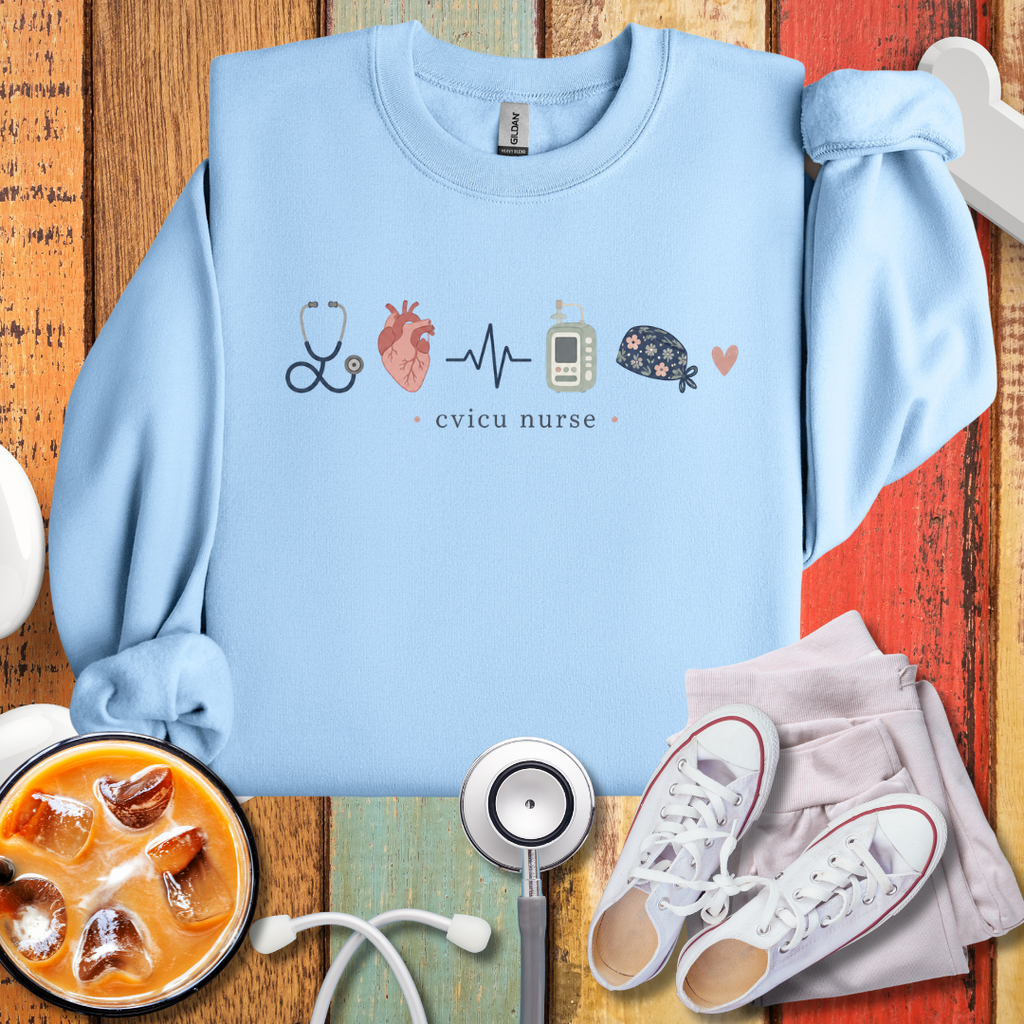 CVICU Nurse Icons Sweatshirt