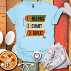 Med Pass Chart Repeat T-Shirt