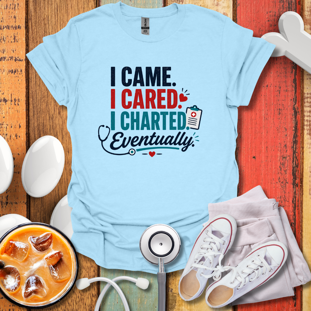 I Came I Cared I Charted Eventually T-Shirt