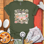 Powered By Coffee Fueled By Call Lights T-Shirt
