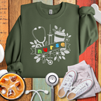 Stethoscope Nurse Sweatshirt