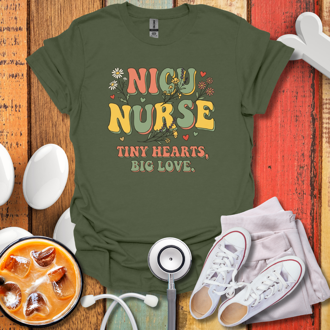 Nicu Nurse Tiny Hearts T-Shirt