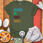 Gloves At First Sight Colored T-Shirt