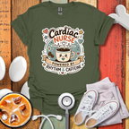 Cardiac Nurse Powered by Rhythm & Caffeine T-Shirt