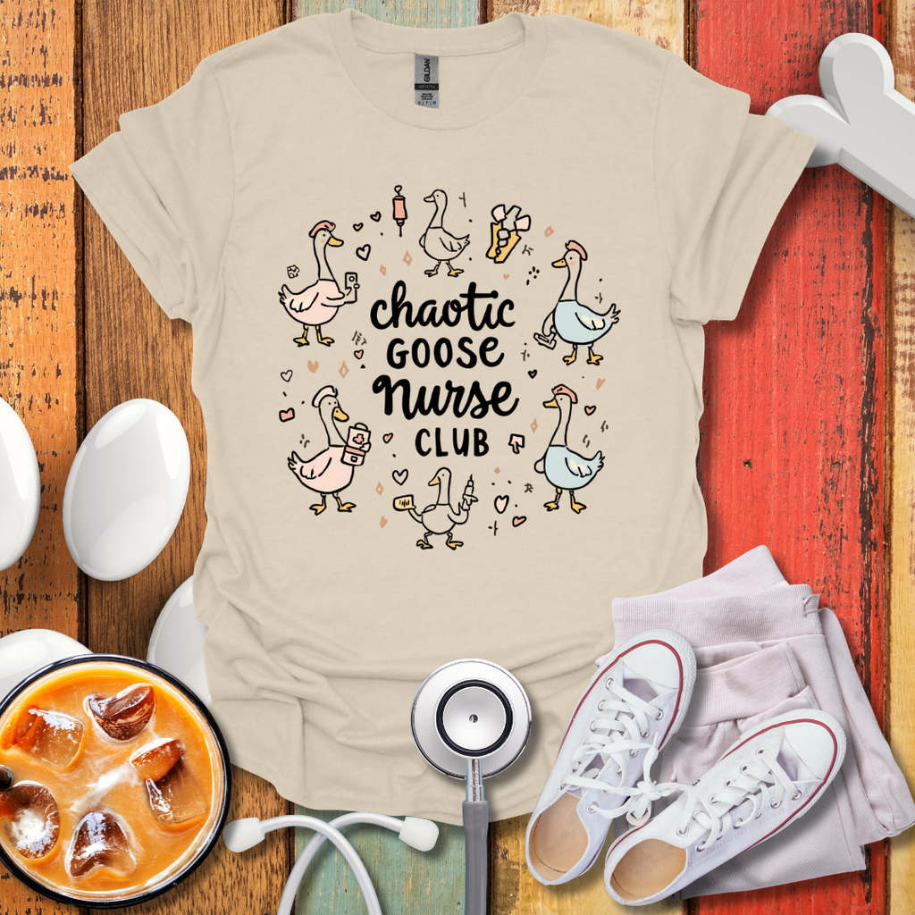 Chaotic Goose Nurse Club 2 T-Shirt