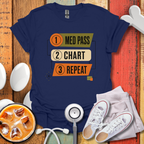 Med Pass Chart Repeat T-Shirt