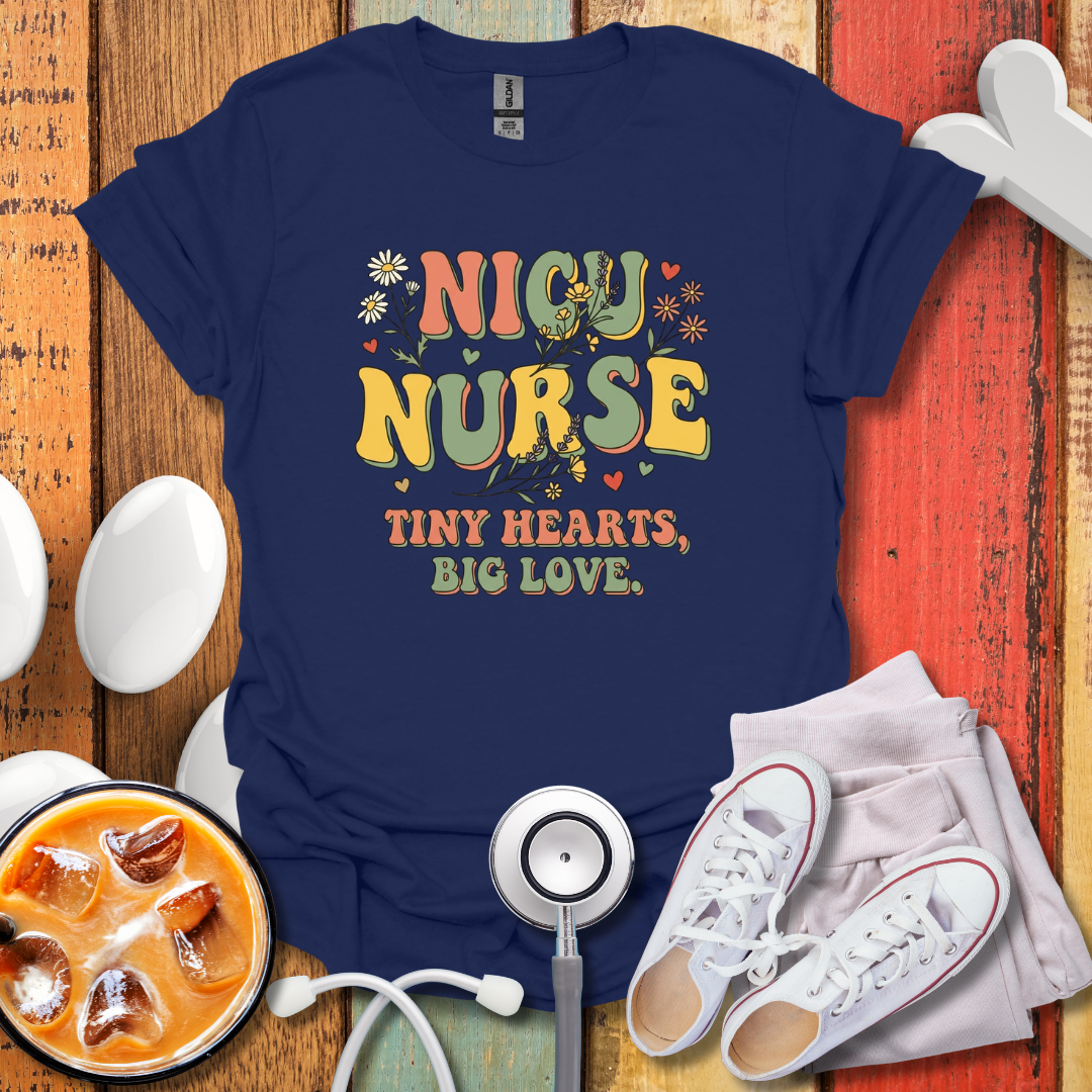 Nicu Nurse Tiny Hearts T-Shirt