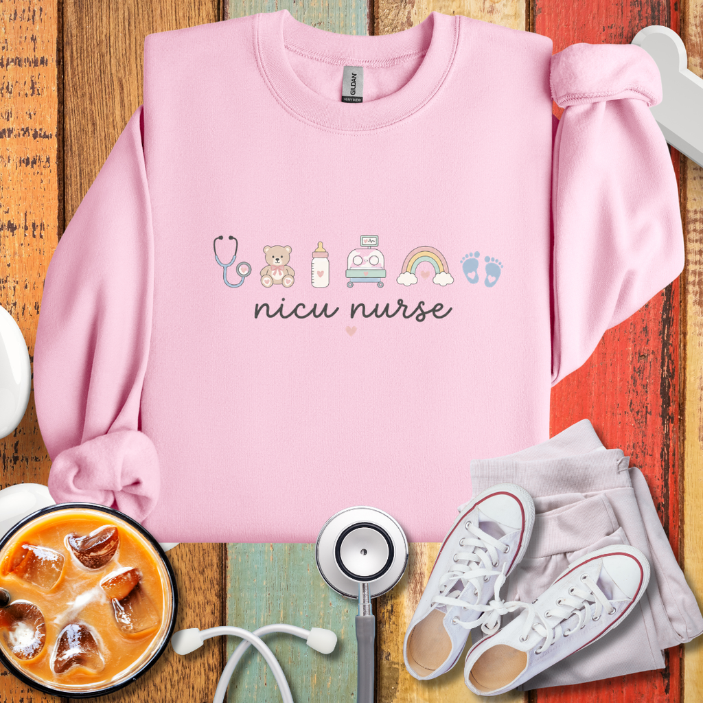 Cute NICU Nurse Crewneck Sweatshirt