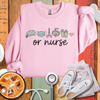 OR Nurse Cute Medical Icons Sweatshirt