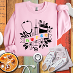 Stethoscope Nurse Sweatshirt