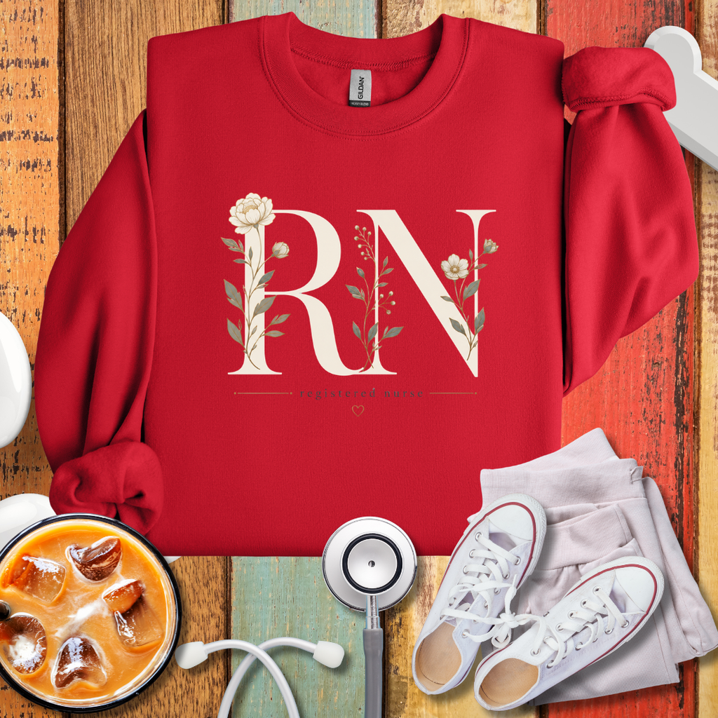 RN Flower Sweatshirt