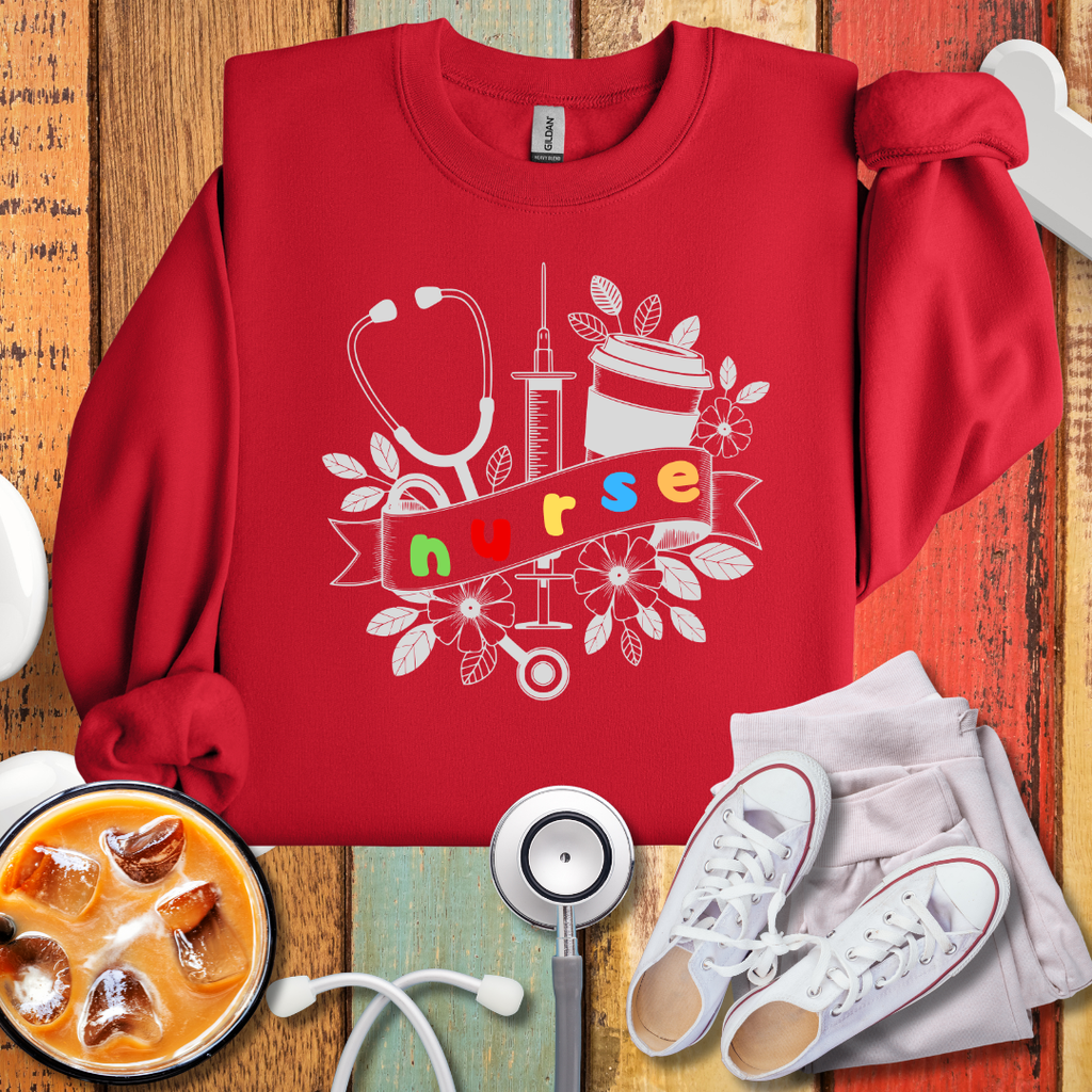 Stethoscope Nurse Sweatshirt