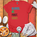 Gloves At First Sight Colored T-Shirt