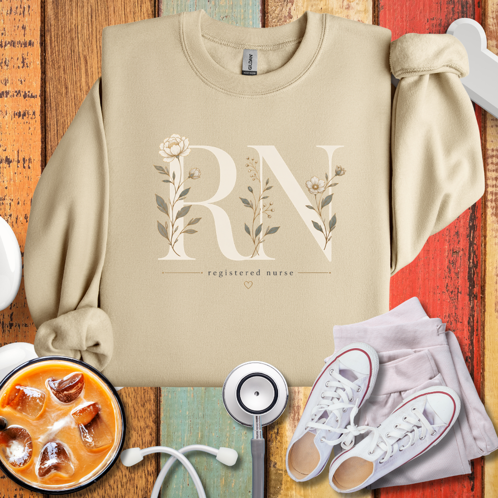 RN Flower Sweatshirt