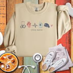 CVICU Nurse Icons Sweatshirt