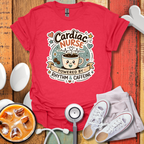 Cardiac Nurse Powered by Rhythm & Caffeine T-Shirt