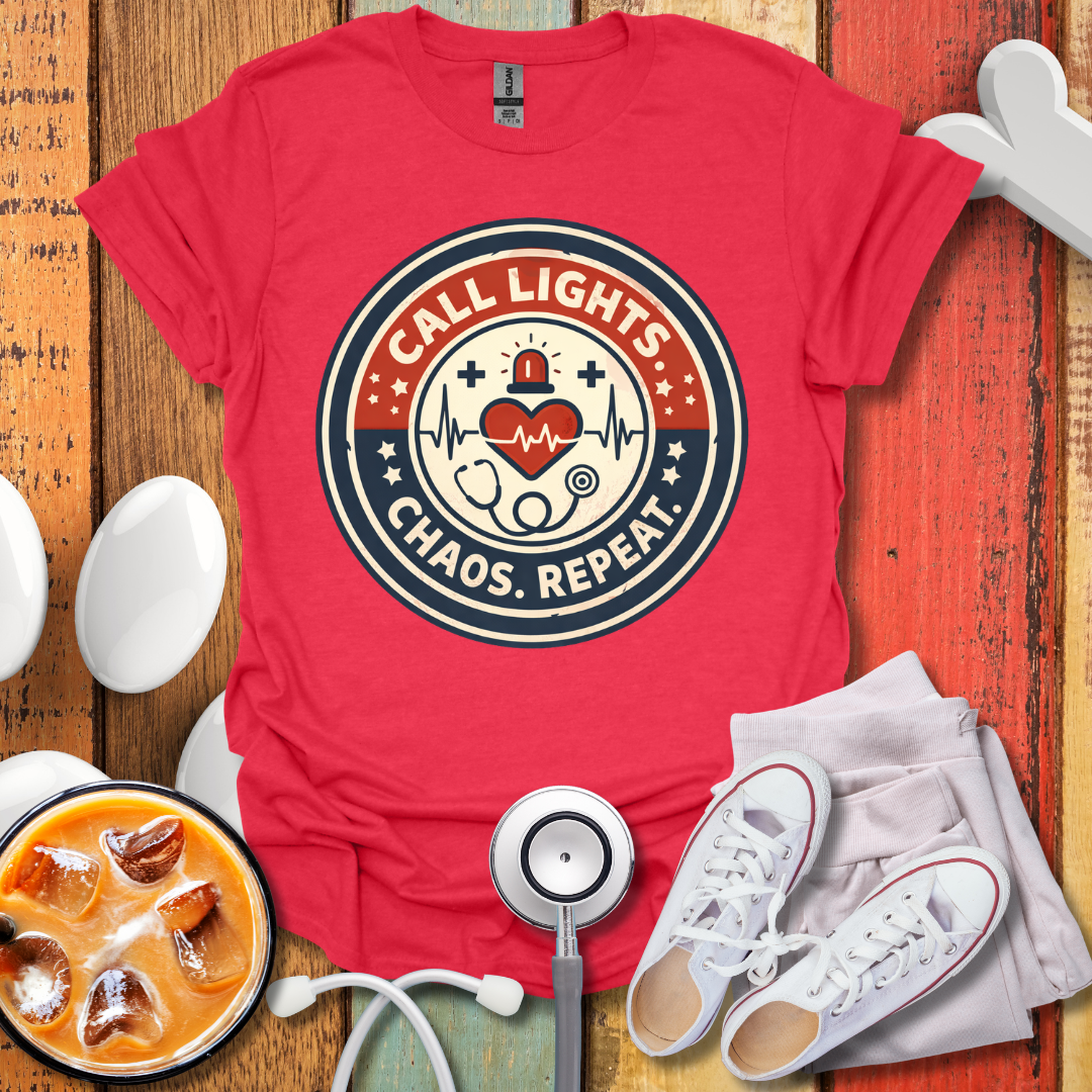 Call Lights Chaos Repeat T-Shirt