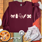 Nurse Icons Crewneck Sweatshirt