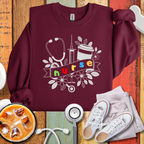 Stethoscope Nurse Sweatshirt