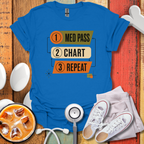 Med Pass Chart Repeat T-Shirt