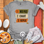 Med Pass Chart Repeat T-Shirt