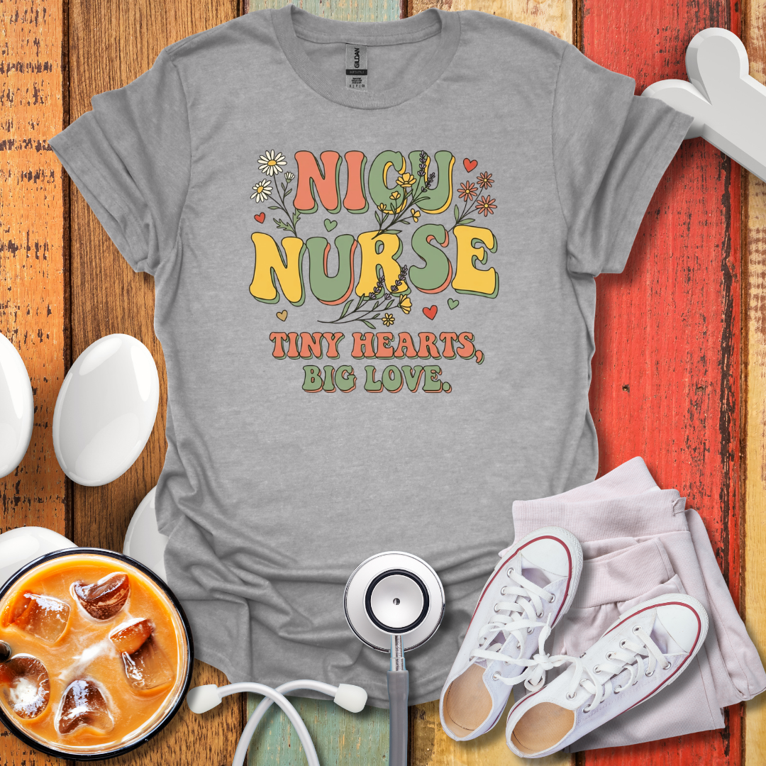 Nicu Nurse Tiny Hearts T-Shirt